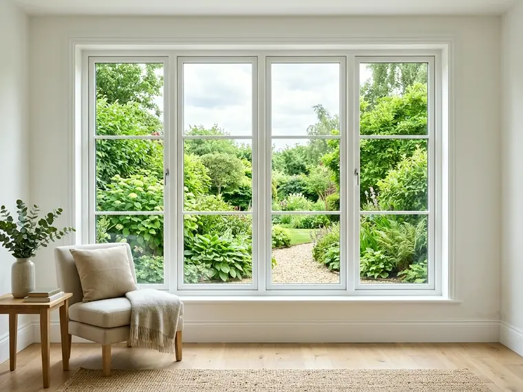 Replacement windows fitted in a home exterior